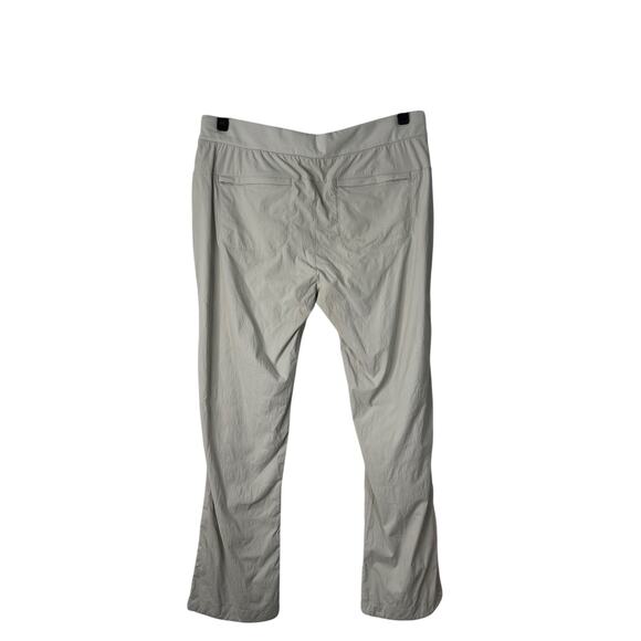 Athleta Trekkie Hike Pants Womens 16 Cream Beige Ripstop Straight Outdoor Hiking - Picture 4 of 14